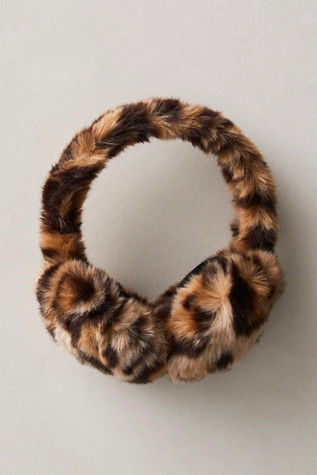 Smitten Faux Fur Leopard Earmuffs | Free People (Global - UK&FR Excluded)