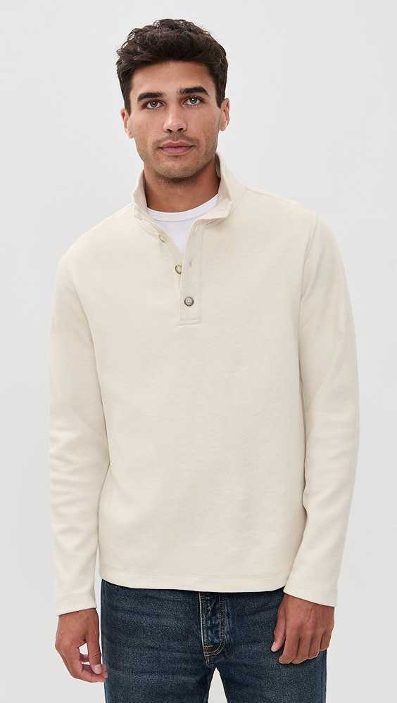 Button Mock Neck Long Sleeve | Shopbop