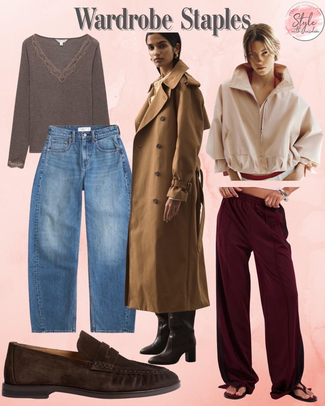 6 things that will be pulling from my wardrobe from last A/W that I will wear on repeat again this season! 

My loafers
My adidas firebirds
My barrel jeans
My trench
My lace layer
My jacket

#LTKautumn #LTKstyletip #LTKmidsize