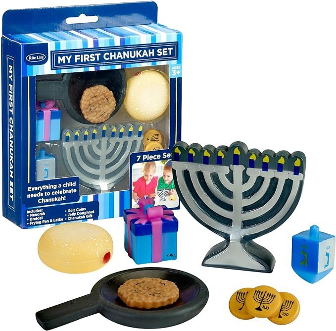 Rite Lite My First Chanukah Play Set - 7 Piece Hanukkah Toy Gift Set for Kids, Jewish Holiday Bul... | Amazon (US)