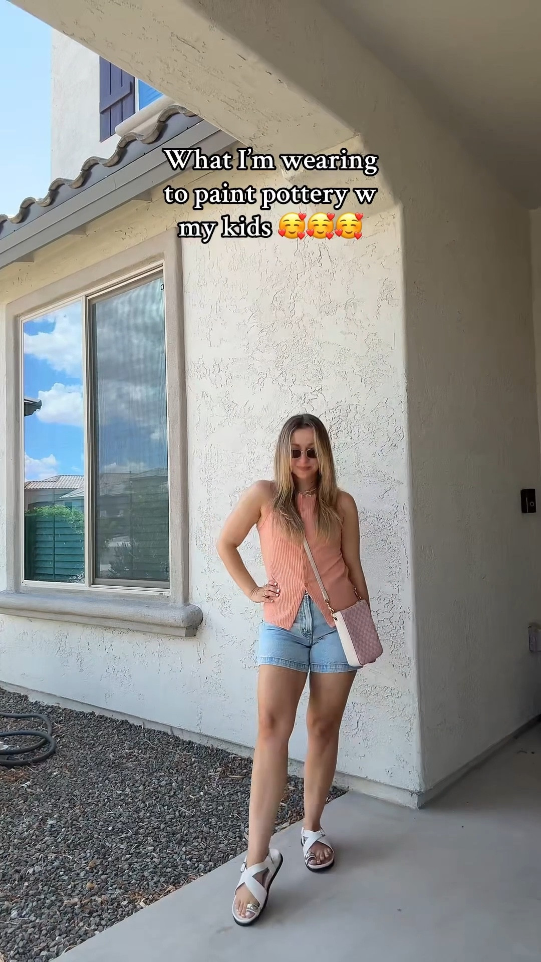 Still wearing my Abercrombie dad shorts from last year and love them! Exact color and wash not available there are 4 others in stock and also in curve love 👏🏻 wearing size 24 runs tts. My toe ring sandals are on repeat and I have them in black too! Only $35 wearing size 5 

#LTKPetite #LTKSeasonal #LTKStyleTip