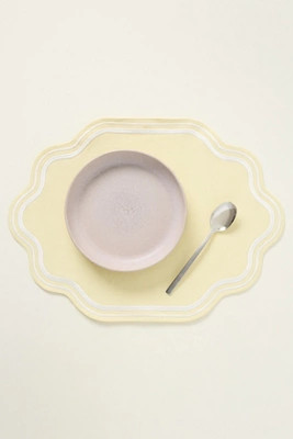 Madeline Embroidered Cotton Placemat | Anthropologie (US)