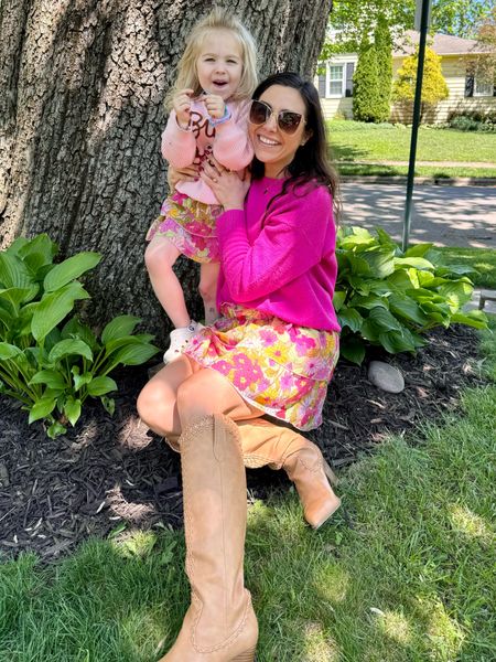 Mommy and me matching
Mommy and mini
Show me your mumu
Toddler girl outfit 
Floral skirt
Family matching
Leather boots
Western boots
Cowgirl boots


#LTKstyletip #LTKfamily #LTKkids
