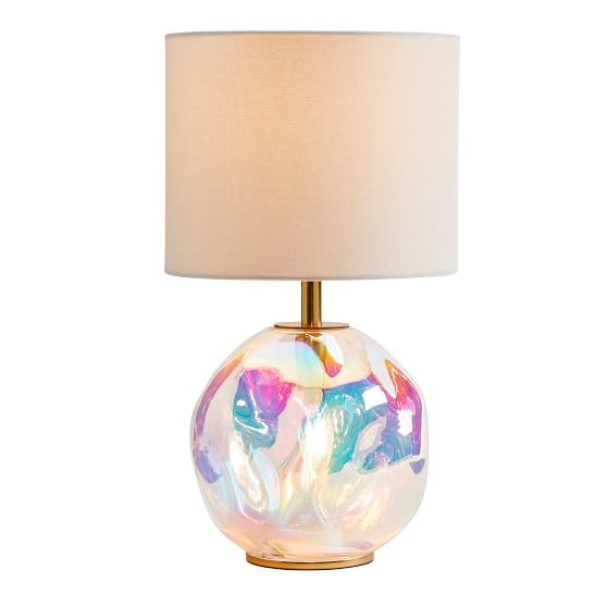Iridescent Globe Table Lamp (18") | Pottery Barn Teen