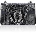 Amazon.com: Aiqudou Crossbody Bag Chain Purse for Women - Crocodile Print Evening Handbag Leather... | Amazon (US)
