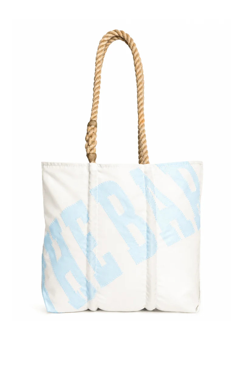 SEA BAGS MAINE FOR THE BAR MEDIUM LT BLUE/WHITE | The Bar