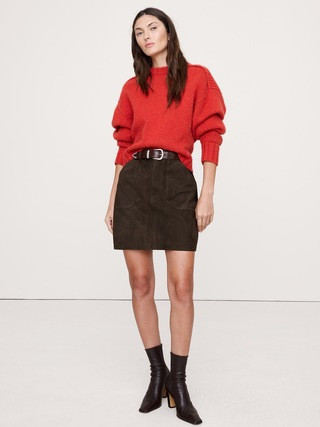 Suede Mini Skirt | Banana Republic (US)