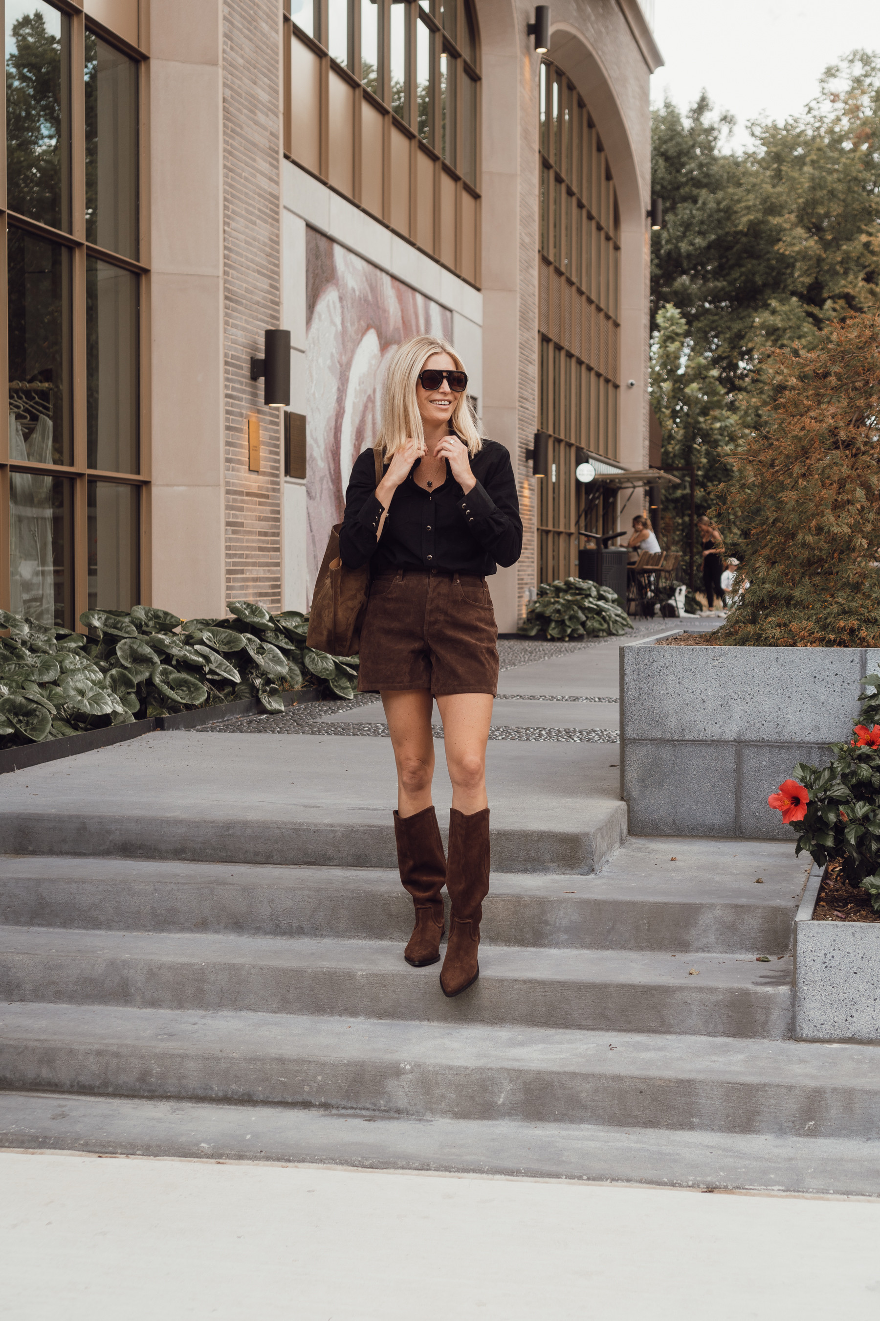 Boot season has officially entered the chat 🥾🍂 Suede on suede on suede, all linked! 

 #LTKootd #LTKSeasonal #LTKWorkwear