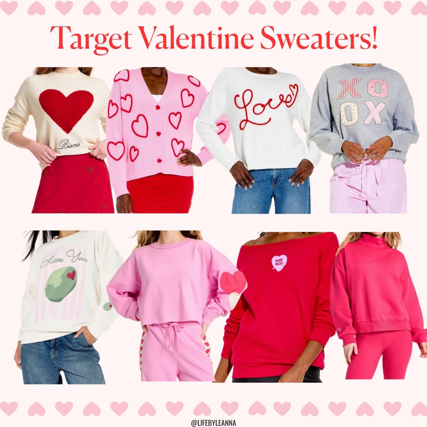 Target Valentine Sweaters! So many cute styles to choose from! 





Target/ valentines / sweaters 

#LTKFindsUnder50 #LTKSeasonal #LTKootd