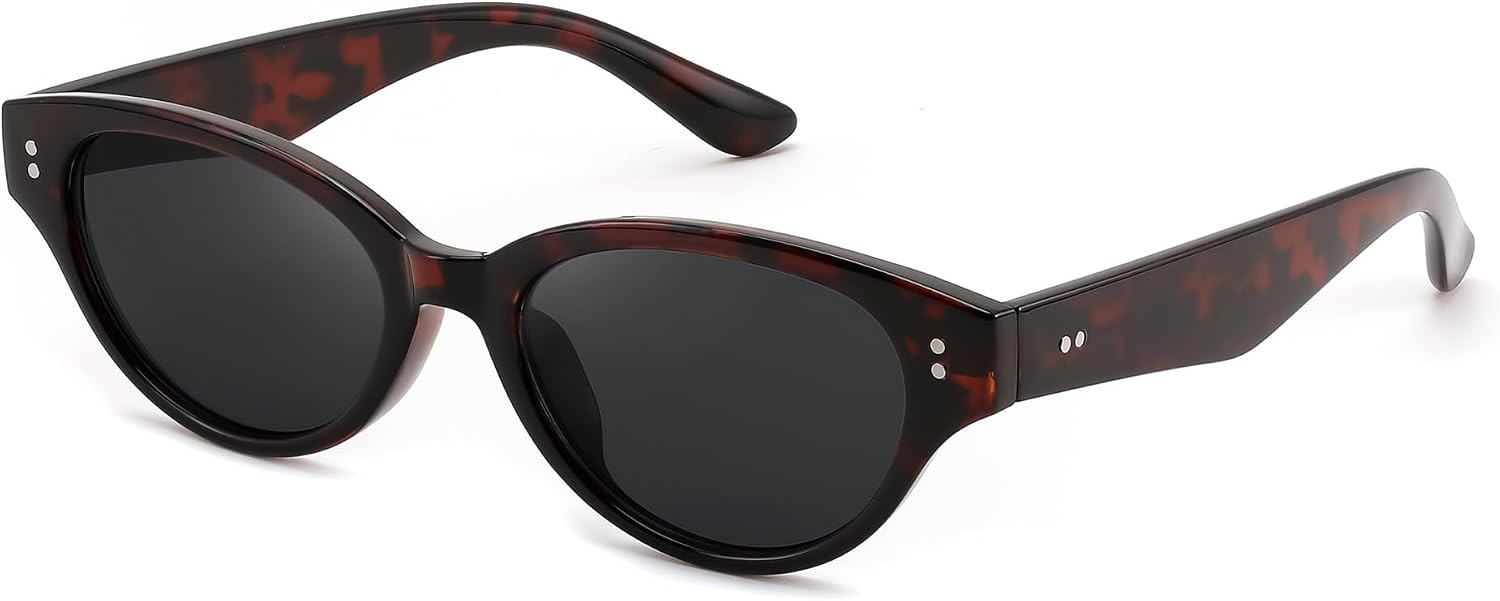FEISEDY Retro Oval Cat Eye Sunglasses for Women UV400 Protection B0419 | Amazon (US)