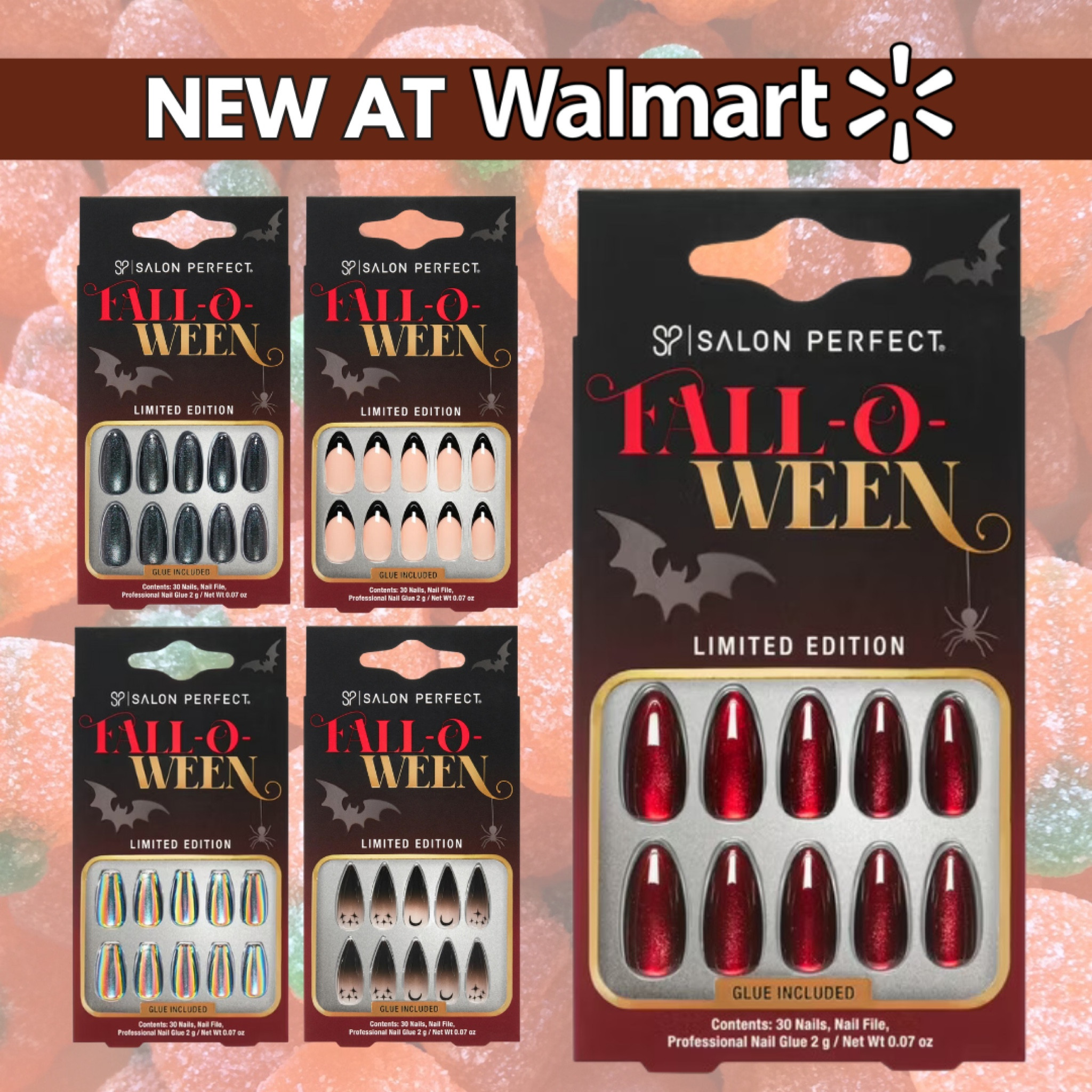 FALL-O-WEEN collection from Salon Perfect✨ 
Hands down my favorite press on nails at the drugstore! 



#walmartbeauty #salonperfect #nails #pressonnails

#LTKHalloween #LTKSeasonal #LTKBeauty