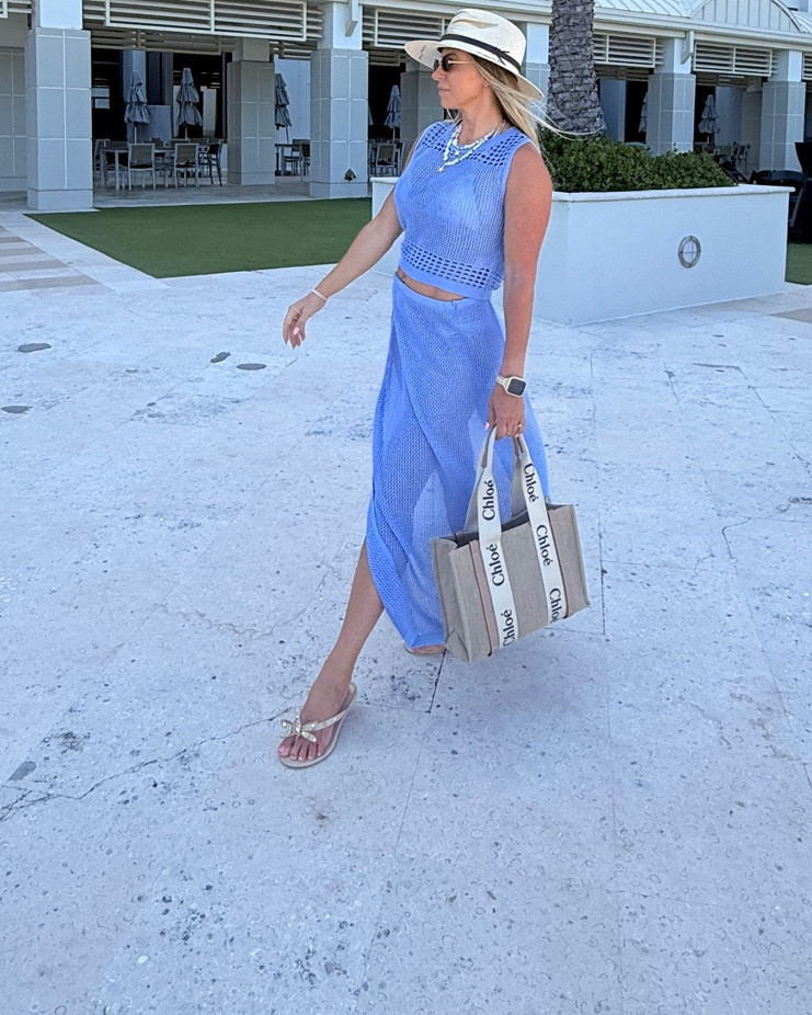 Resort wear. 2-piece set from Amazon! Amazing quality coverup. 
I received a lot of compliments on my outfit from many women staying at the resort. Wearing size M but size S would be better. I want it in all the color now! 


Bikini coverup, Vacation outfit, matching set, summer outfit, beach outfit, pool outfit, resort outfit.

#LTKootd #LTKTravel #LTKSwim