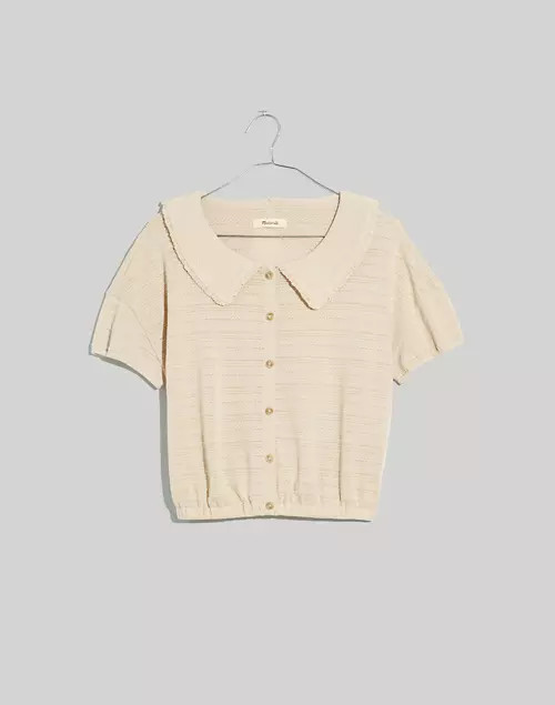 Ruffle-Collared Crop Top | Madewell