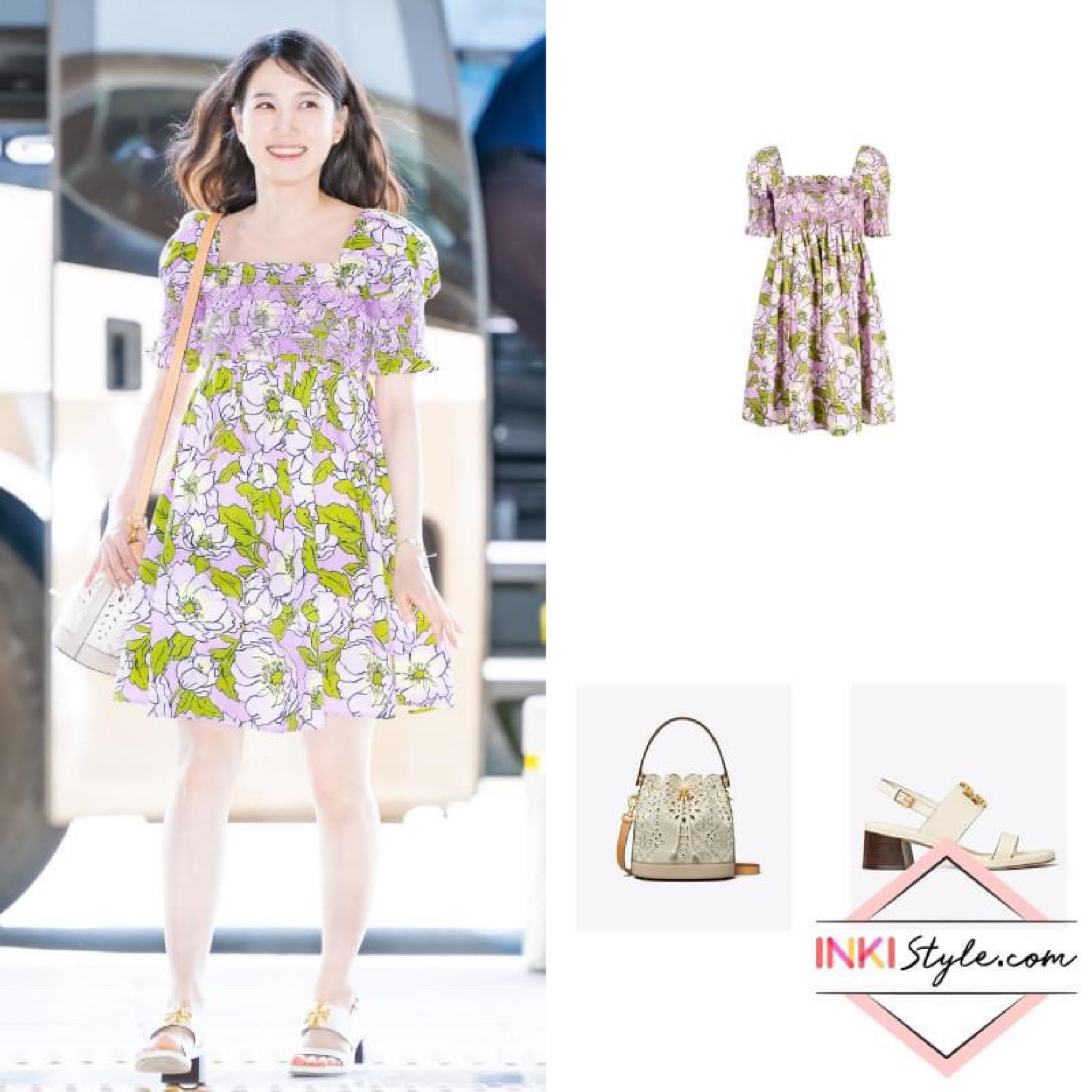 #ParkEunBin's floral-print dress at Gimpo Airport is refreshingly cute. 
.
.
.
#parkeunbinfashion #parkeunbinstyle #박은빈 #박은빈패션 #toryburch #inkistyle #inkistyle_parkeunbin #inkistyle_toryburch