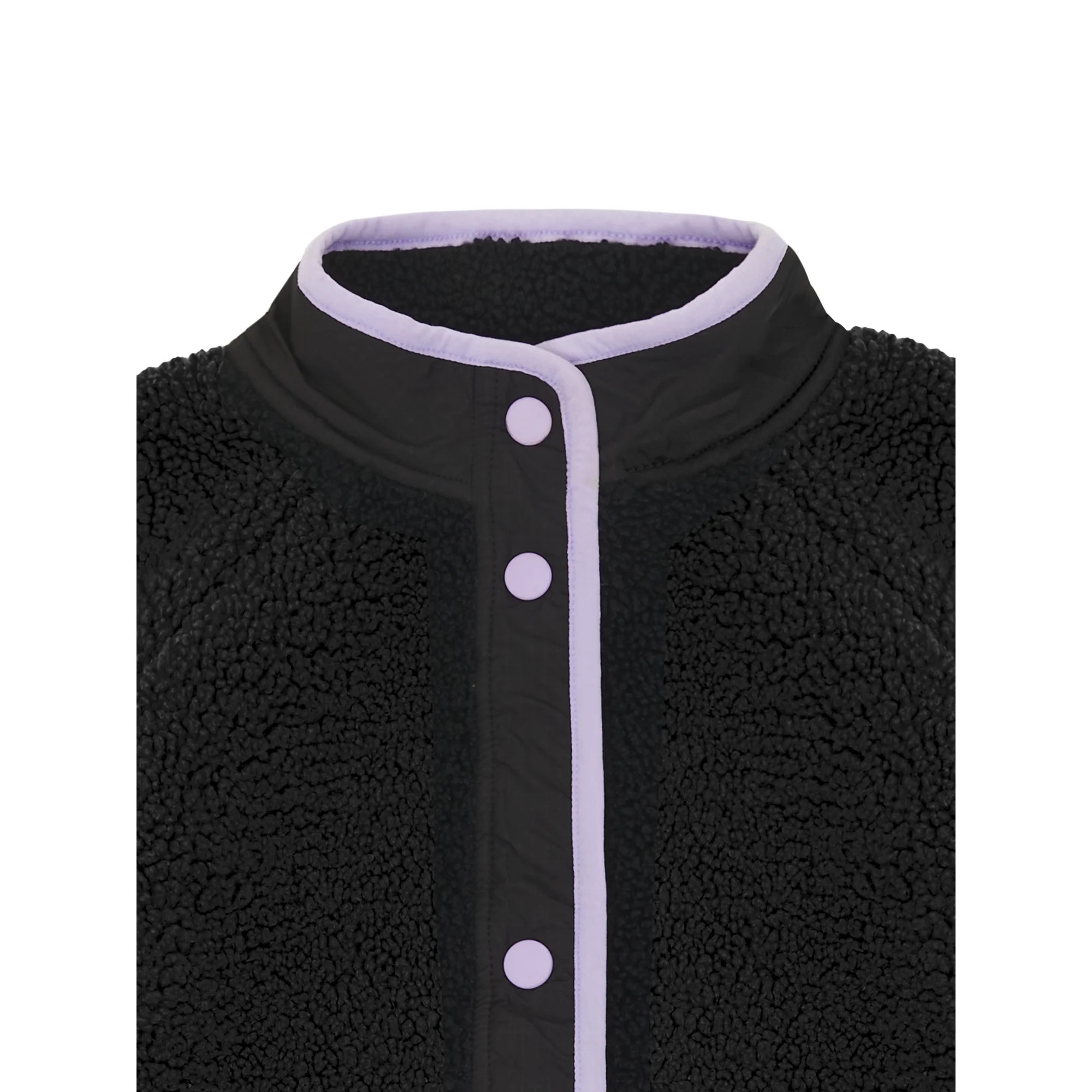 Wonder Nation Big Girls Boucle Mixed Media Jacket, Sizes 4-18 | Walmart (US)