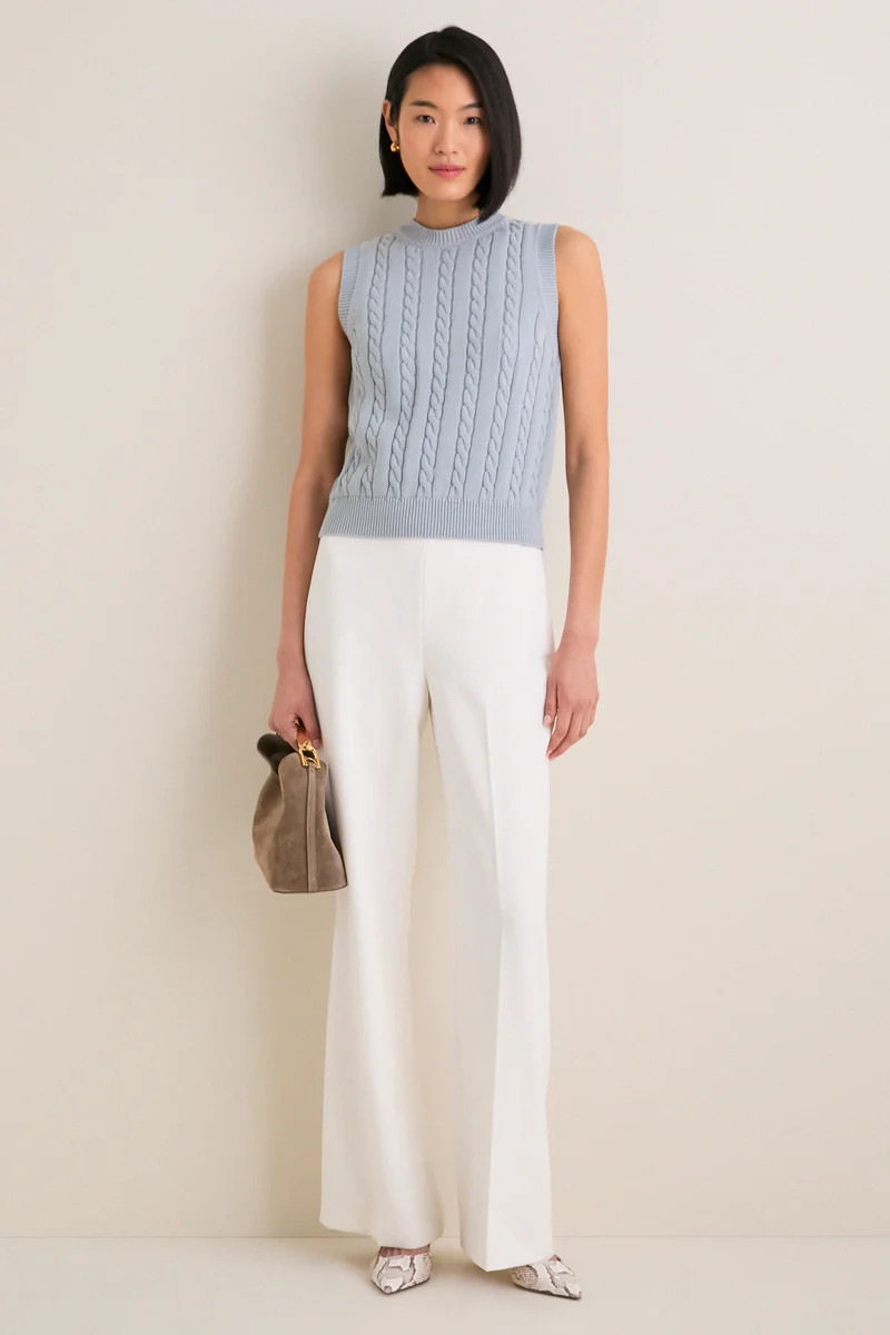 Blue Cotton Cable Dory Shell | Tuckernuck (US)