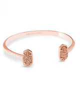 Elton Rose Gold Cuff Bracelet in Rose Gold Drusy | Kendra Scott