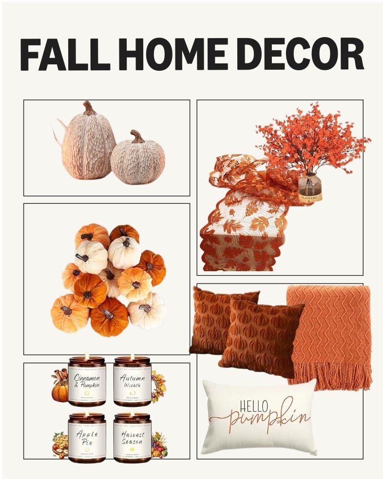 Bring the cozy home 🕯️🍂 Pumpkins, pillows, throws + candles that make fall feel extra inviting.

#LTKHome #LTKFall #LTKFinds #LTKSeasonal #falldecor #amazonhome

#LTKSeasonal #LTKHome #LTKStyleTip