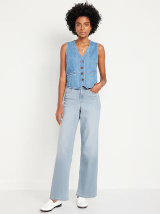 High-Waisted Wow Wide-Leg Jeans | Old Navy (US)