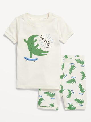 Unisex Snug-Fit Graphic Pajama Set for Toddler & Baby | Old Navy (US)