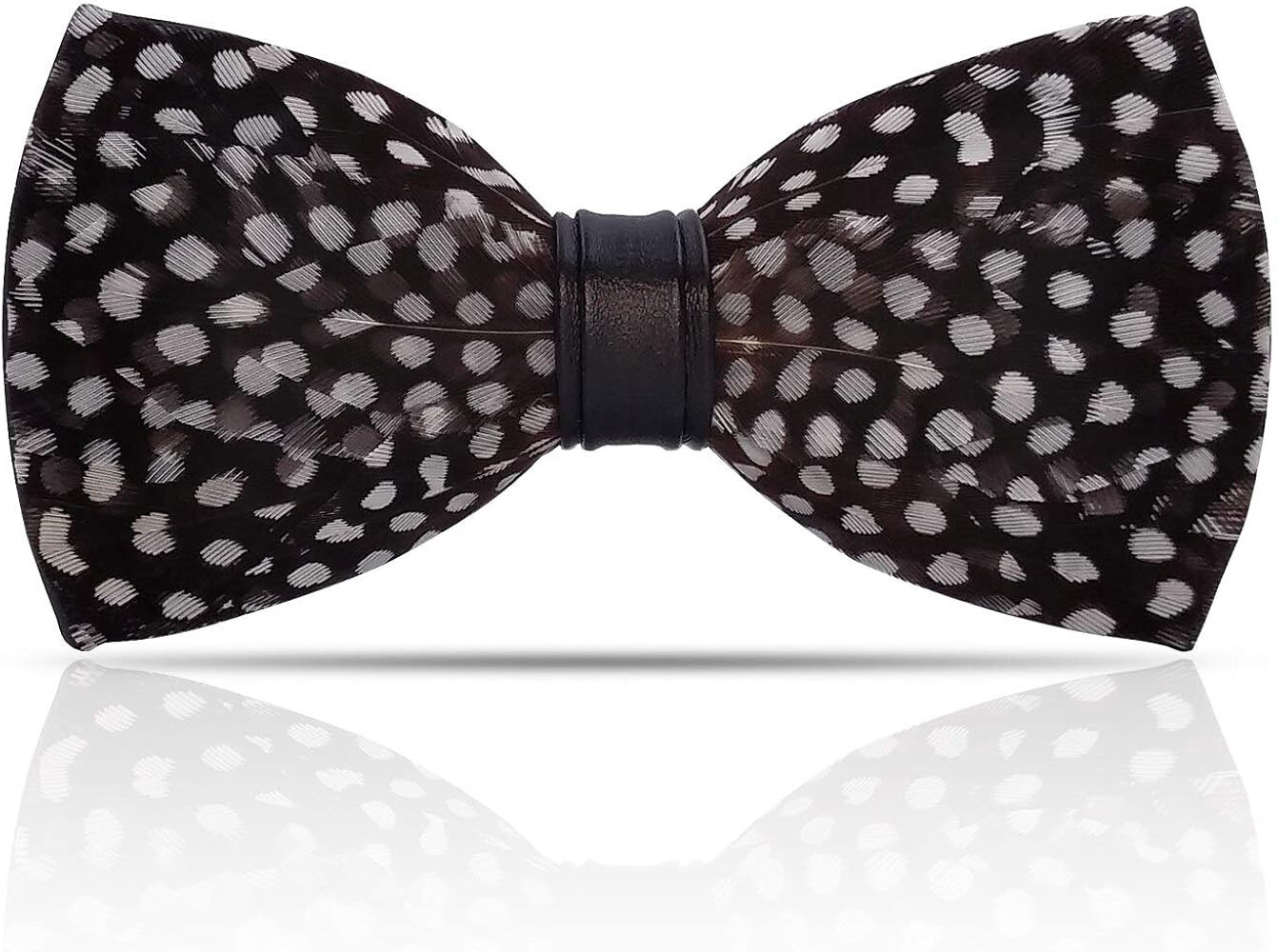 Lanzonia Feather Bow Tie for Men's Handmade Bowtie | Amazon (US)