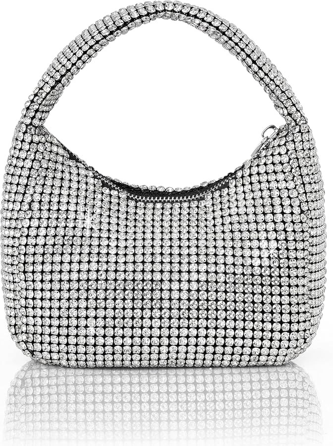 BABEYOND Rhinestone Purse for Women - Sparkly Evening Bags Full Glitter Rhinestone Portable Handb... | Amazon (US)