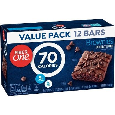 Fiber One Chocolate Fudge Brownies - 10.6oz - 12ct | Target