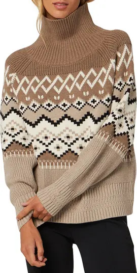 Alp N Rock Leighton Fair Isle Oversize Organic Cotton Blend Sweater | Nordstrom | Nordstrom