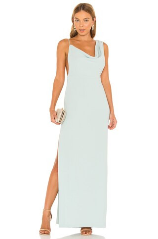 Amanda Uprichard X REVOLVE Arial Gown in Thyme from Revolve.com | Revolve Clothing (Global)