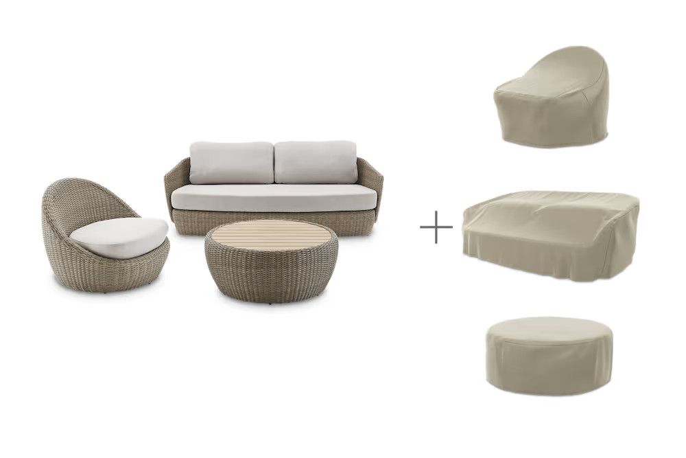 Malta Outdoor Build-Your-Own Lounge SetSale | Castlery US