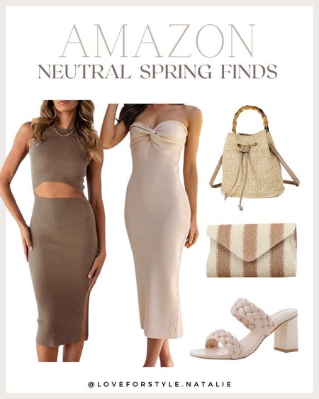 Amazon Neutral Spring Finds | neutral dresses | drawstring bag | striped shoulder bag | braided heels 


#LTKGiftGuide #LTKsalealert #LTKworkwear #LTKU #LTKunder100 #LTKunder50 #LTKshoecrush #LTKFind #LTKSeasonal #LTKstyletip




#LTKtravel #LTKswim #LTKSeasonal