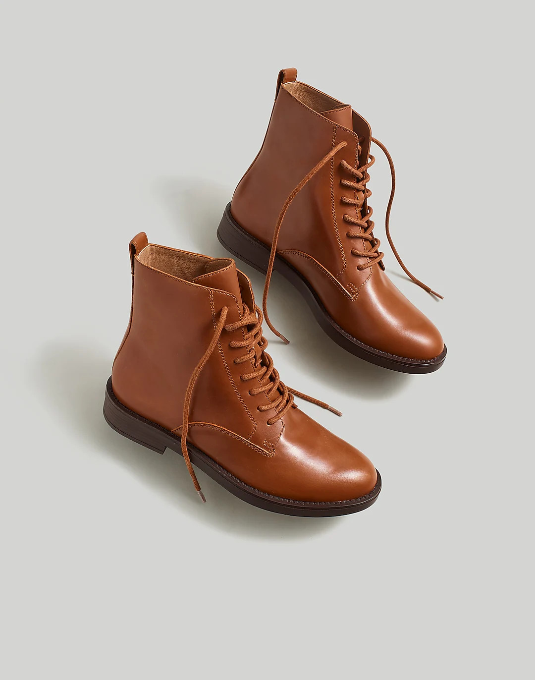 The Evelyn Lace-Up Ankle Boot | Madewell