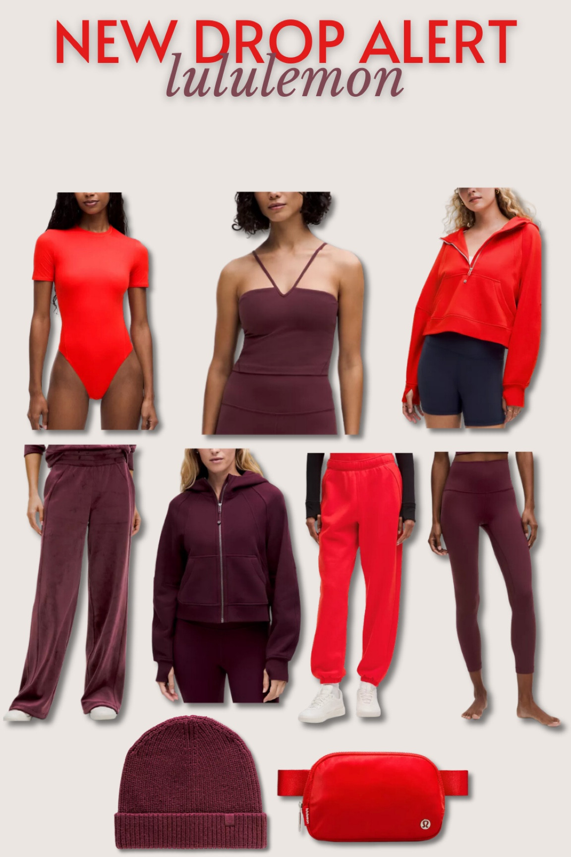 New holiday inspired releases from lululemon so many great red jackets and tops to feel festive for the holidays! Perfect for gifts 

#LTKActive #LTKCyberWeek #LTKGiftGuide