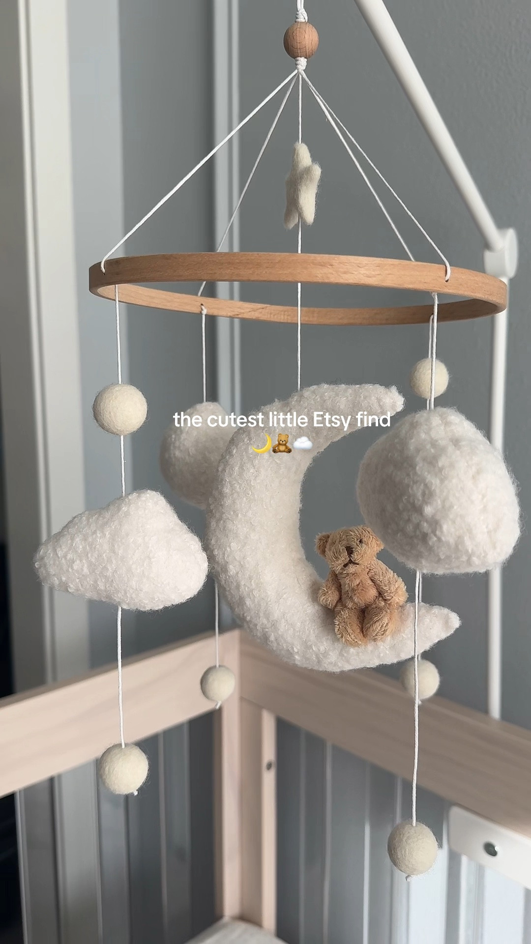 Nursery mobile ☁️🧸🌙

#LTKBaby #LTKFindsUnder100 #LTKBump