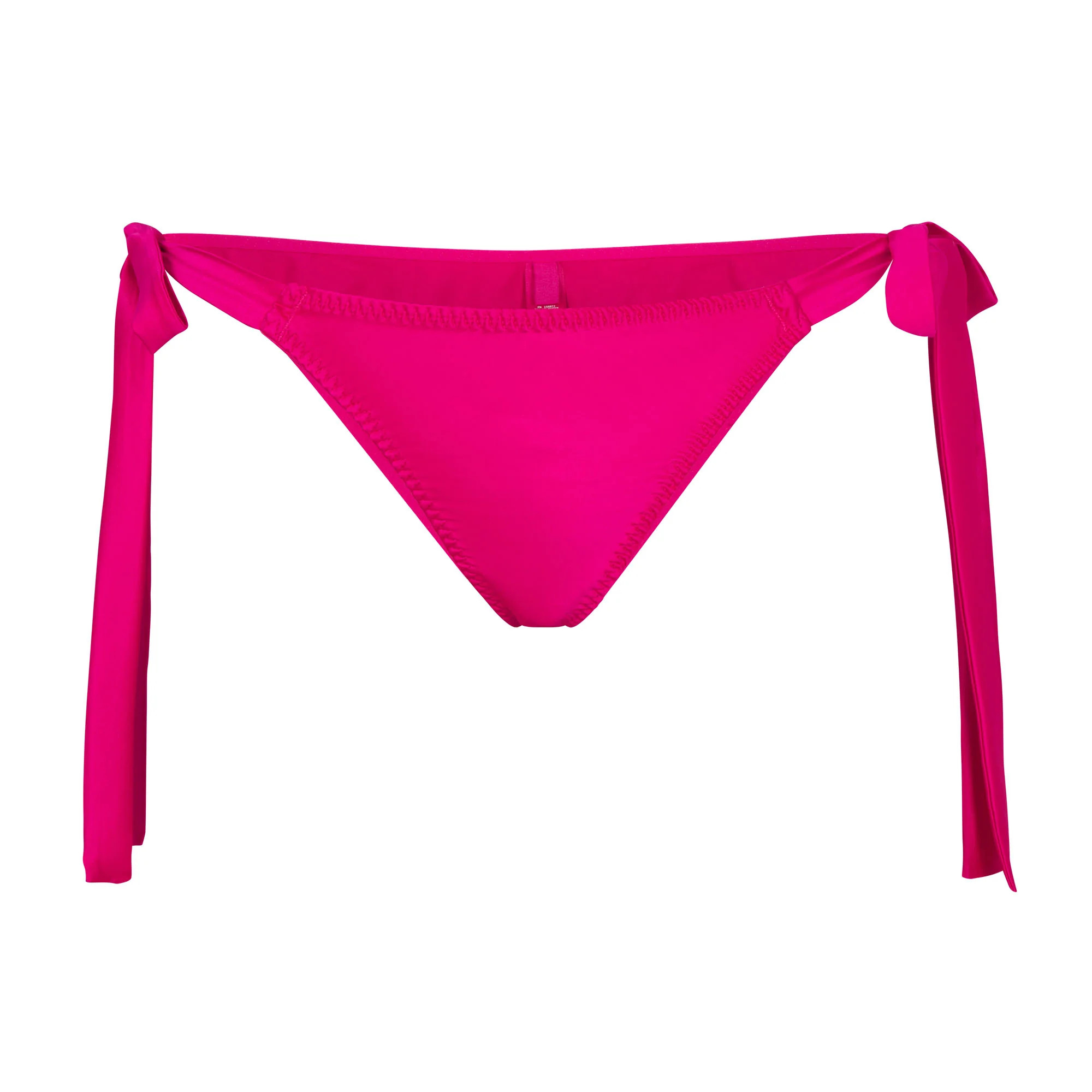 WOVEN SHINE TIE SIDE BRIEF | SKIMS (US)