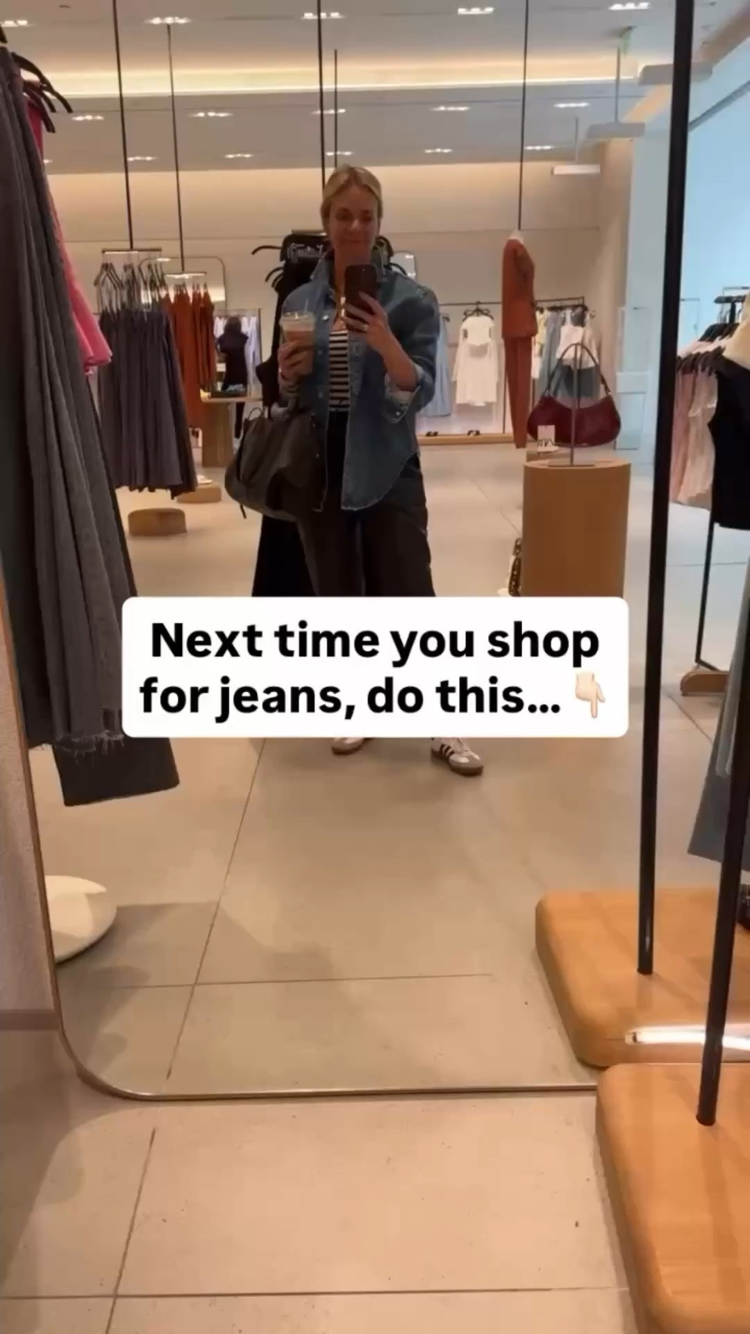 Denim shopping doesn’t have to be frustrating if you know what to look for. 

Next time you’re on the hunt for the perfect pair, remember this: 
🔹 Know your rise preference — Do you feel best in high-rise, mid-rise, or low-rise? This small detail makes a big difference in comfort and fit. 
🔹 Check the stretch factor — A little stretch adds comfort, but too much can lead to sagging. Aim for 1-2% elastane for structure and give. 
🔹 Focus on fit, not size — Every brand fits differently, so try multiple sizes to find the one that flatters your body. The number on the tag doesn’t matter — the fit does! 

Bonus tip: If they fit your hips but gap at the waist, a tailor can fix that. Never settle for jeans that don’t make you feel amazing! 
#JeansShoppingTipsSpace #DenimStyleSecrets #FlatteringJeans #PerfectFitEveryTime #PersonalStylistTips BodyConfidentStyle ShoppingMadeSimple WardrobeConfidence StyleForRealLife PersonalStylist NashvilleStylist