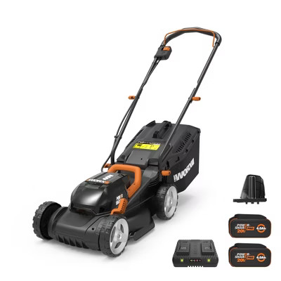 Worx WG779 40V Power Share 4.0Ah 14" Cordless Lawn Mower (Battery and Charger Included) | Target
