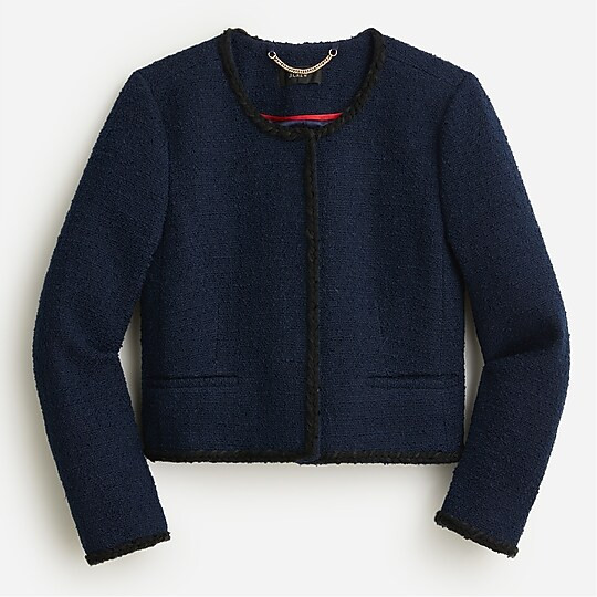 Louisa lady jacket in maritime tweed | J. Crew US
