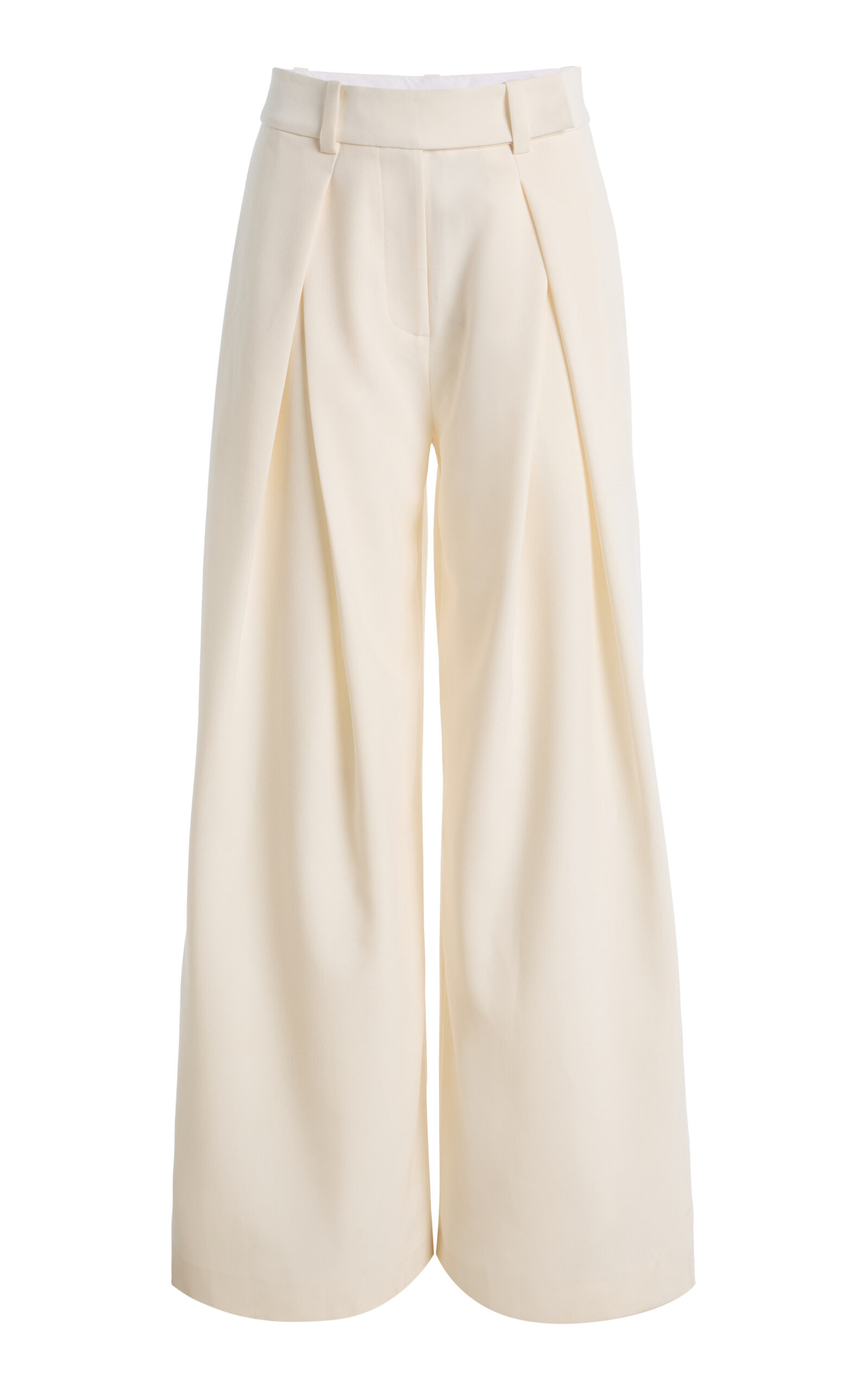Pleats For Days Crepe Wide-Leg Pants | Moda Operandi (Global)