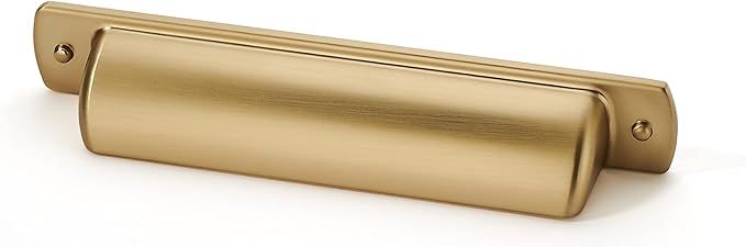 khtumeware 10 Pack 3 3/4"(96mm) Champagne Bronze Drawer Pulls Cabinet Bin Cup Pulls Kitchen Hardw... | Amazon (US)