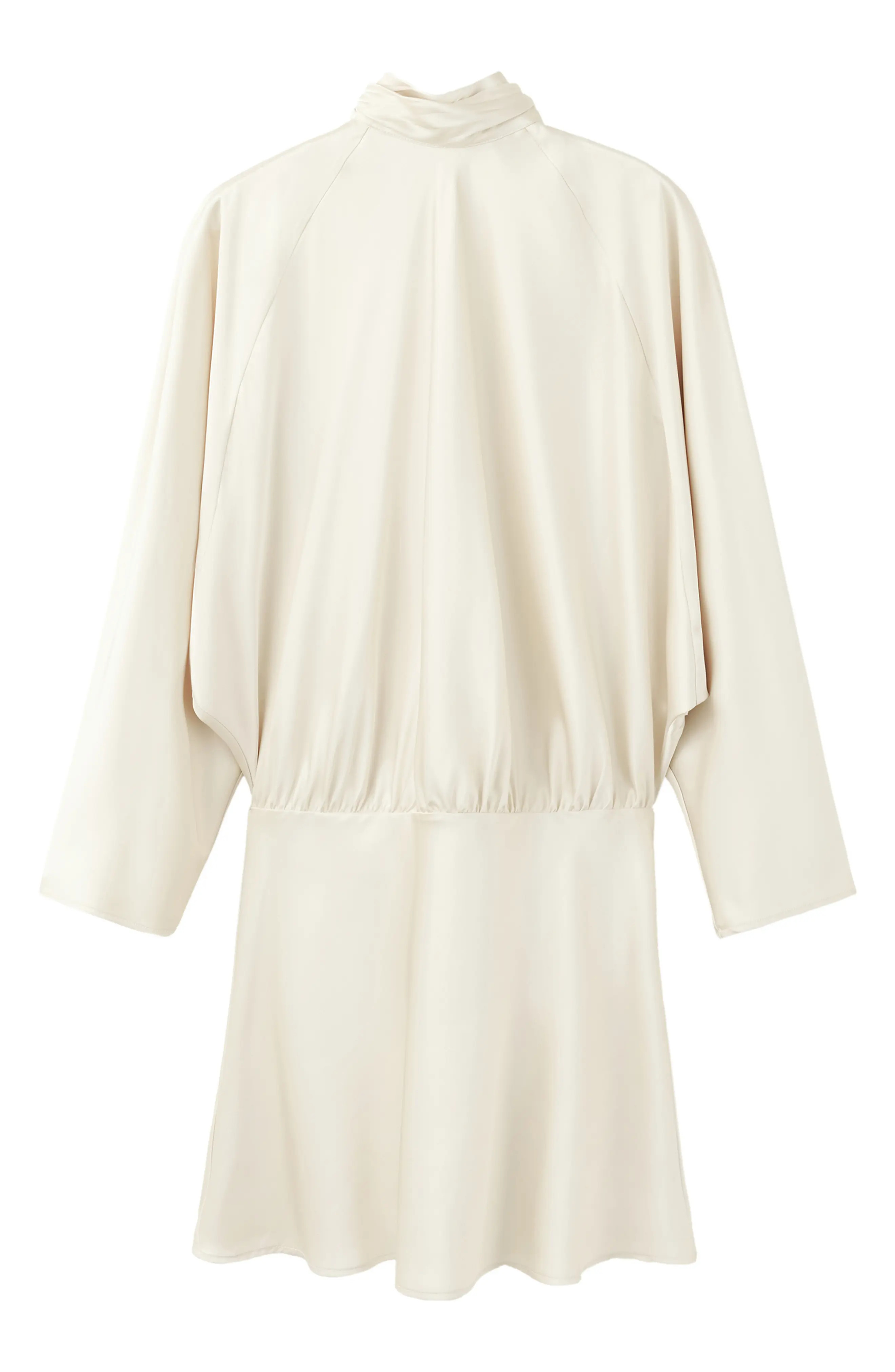 MANGO Olivia Mock Neck Minidress (Women) | Nordstrom | Nordstrom