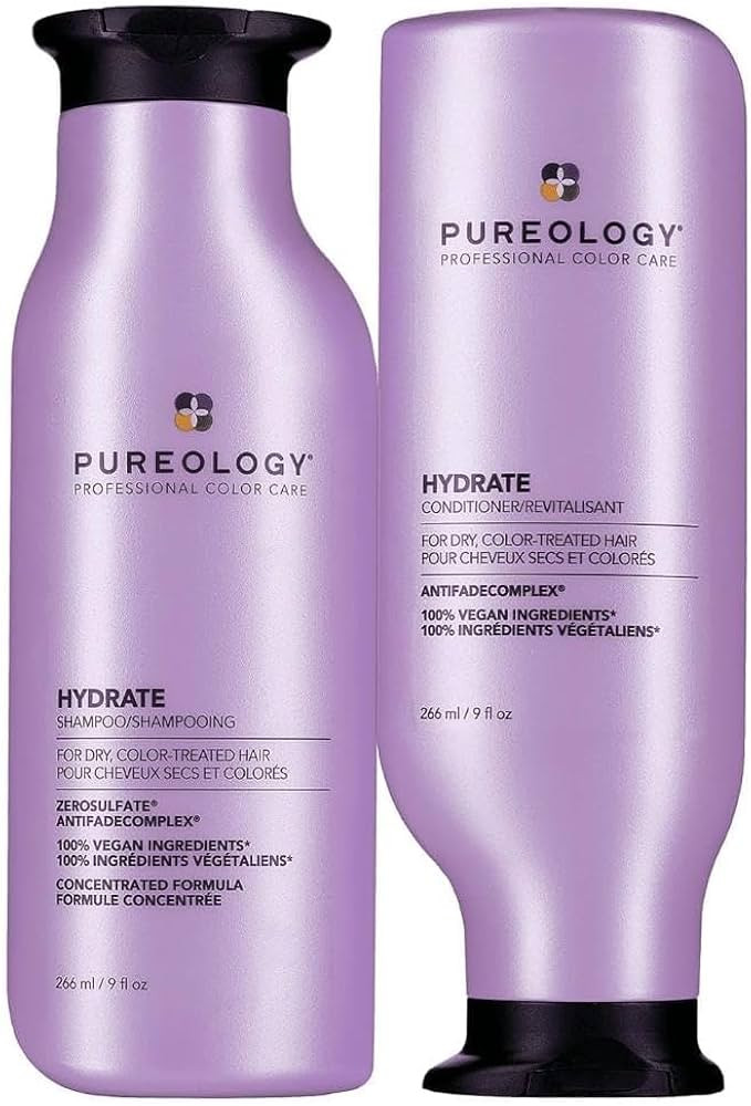 Pureology Hydrate Moisturizing Shampoo & Conditioner Set - For Medium to Thick Dry and Color Trea... | Amazon (US)