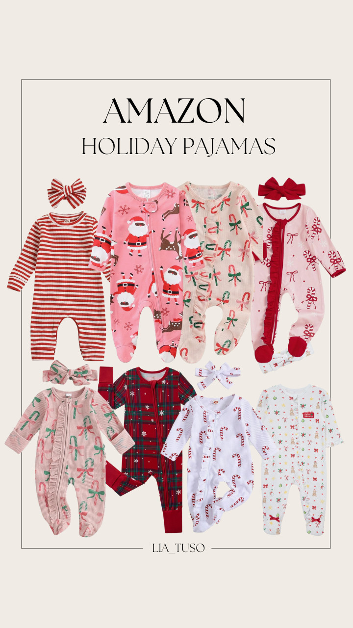 Amazon Holiday Pajamas 

 #LTKHoliday #LTKBaby #LTKKids