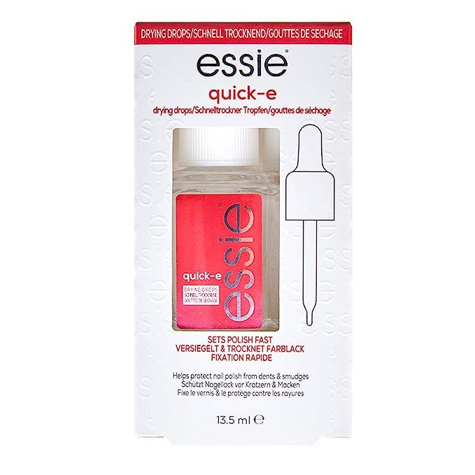 essie Top Coat Nail Polish, Quick-E Drying Drops, Finisher, 0.46 Fl. Oz. | Amazon (US)