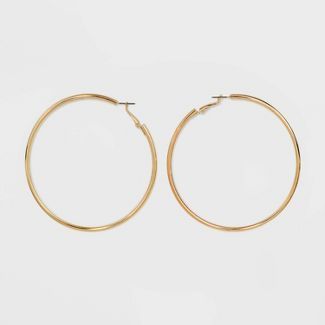Tubular Hoop Earrings - A New Day™ Gold | Target