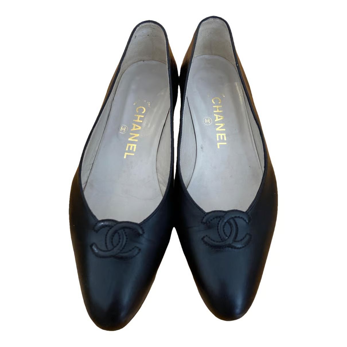 Leather ballet flats | Vestiaire Collective (Global)