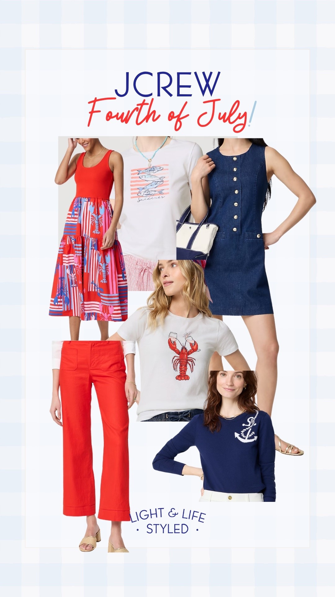 Fourth of July  from Jay factory… Everything is 50% off