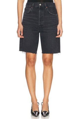 AGOLDE 90's Short in Black | FWRD 