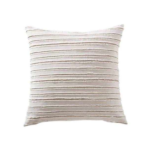 MainstaysMainstays Decorative Throw Pillow, Stripe Fringe, Square, Taupe, 20'' x 20''USD$10.89(4.... | Walmart (US)