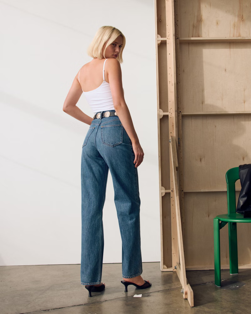 High Rise Loose Jean | Abercrombie & Fitch (US)